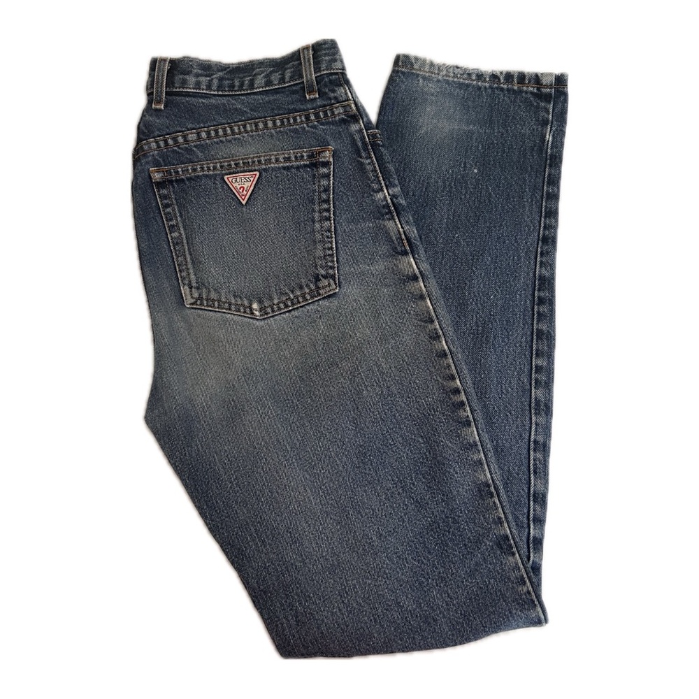 vintage 𝐠𝐮𝐞𝐬𝐬 classic fit narrow leg jeans